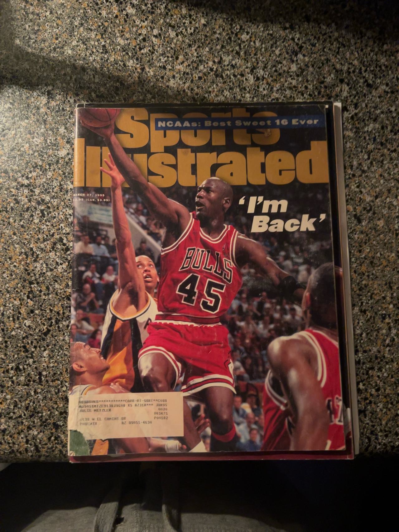 Sports Illustrated March 27, 1995 Michael Jordan Cover