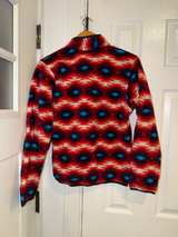 Patagonia Synchilla Snap‑T Fleece Pullover Red Wild Desert Aztec Small S  - Image 2