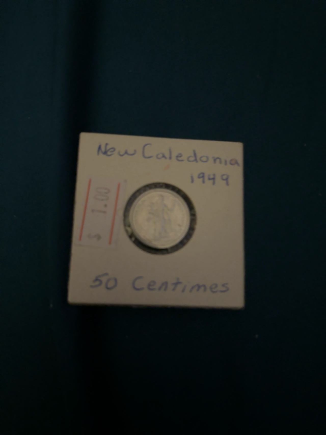 New Caledonia 1 Franc 1949 Pattern Coin