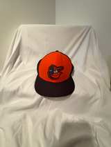 New Era Baltimore Orioles 59FIFTY Fitted Hat Orange/Black Size 7 - Image 1