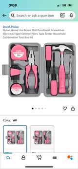 Pink Household Tool Kit - Image 2