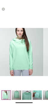 lululemon athletica Mint Green Cowl Neck Sweater - Image 1