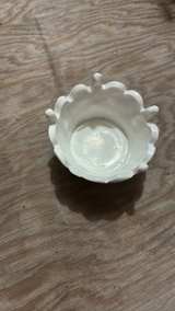 6 Ceramic Crown Tea Light Holders with Rhinestones - Image 2