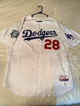 Los Angeles Dodgers MLB White Home Jersey Game Worn - Image 1