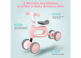DRAMATION Baby Balance Bike for 1 Year Old Girls Gifts, 10-12 Months No Pedal - Image 6