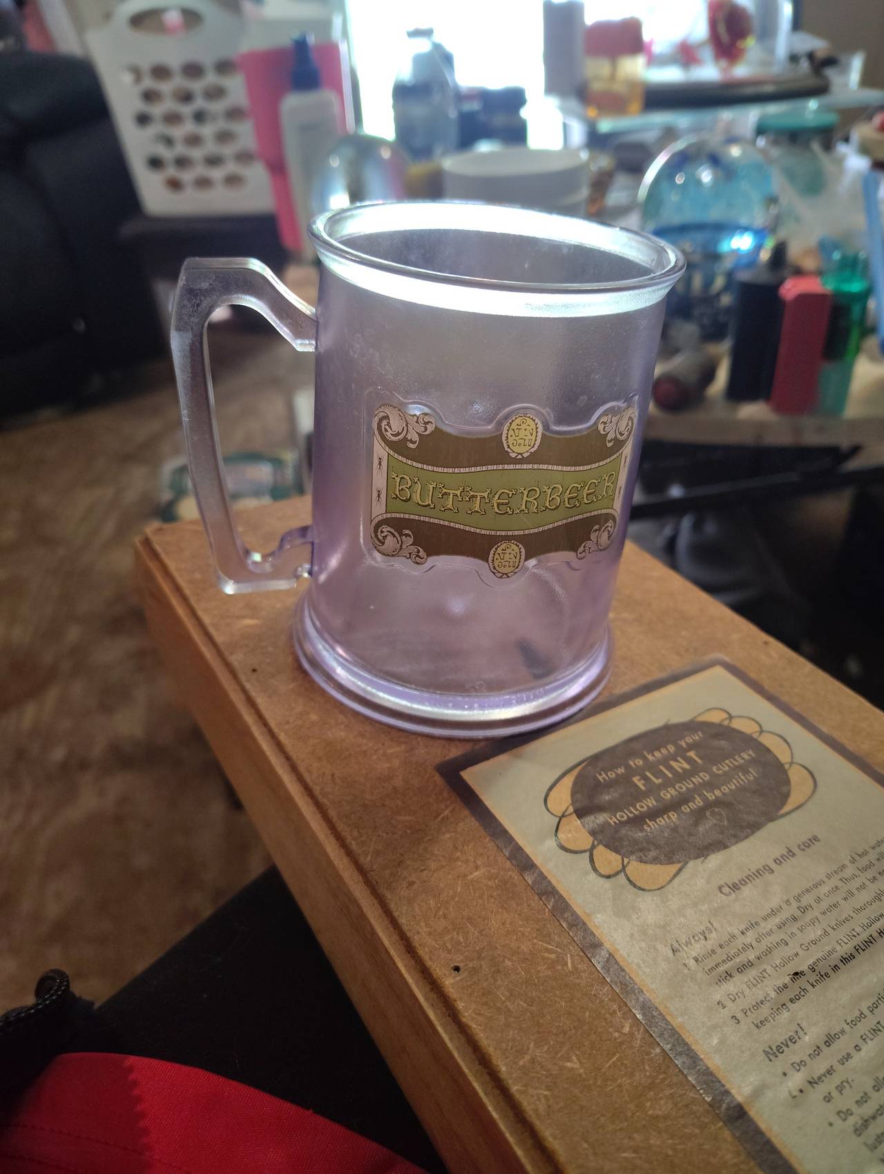 Universal Studios Harry Potter Butterbeer Souvenir Plastic Mug