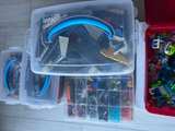 LEGO Bricks Assorted Colors Types Styles With Plastic Storage - Image 7