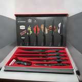 Kunsion 6-Piece Non-Stick Marble Coating Knife Set - Image 1