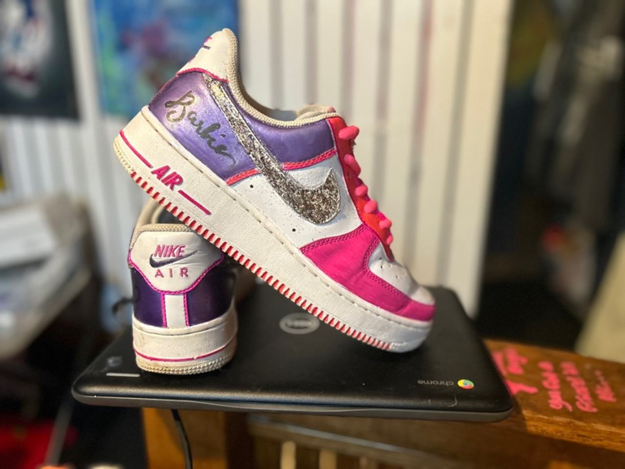 Nike Air Force 1 Low 'Cool Rose' Pink/Purple