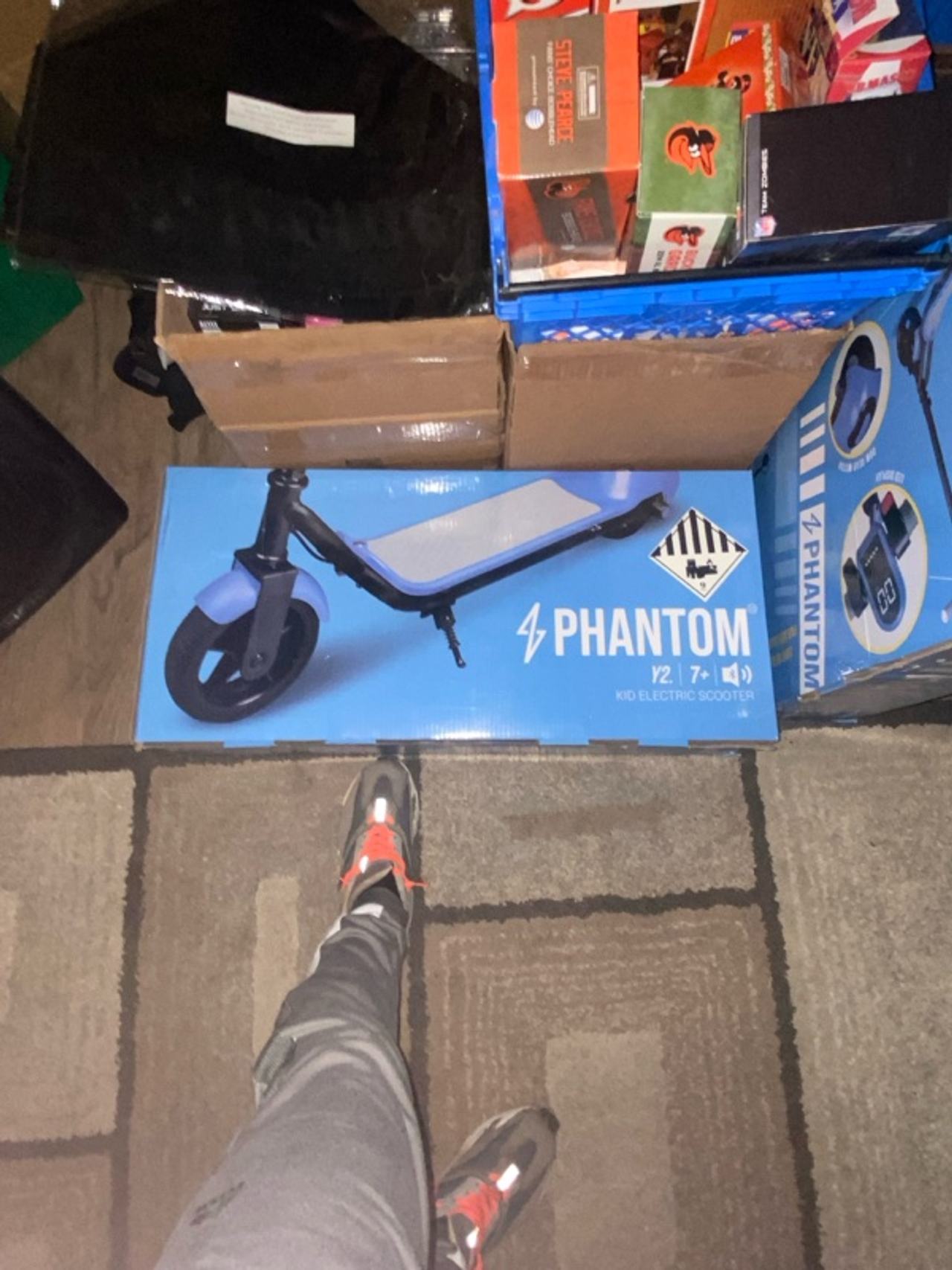 Globalgogo Kids Electric Scooter Blue