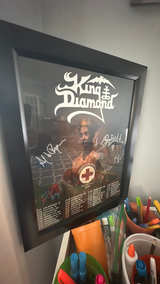 King Diamond Signed Tour Poster 2024 - Image 3