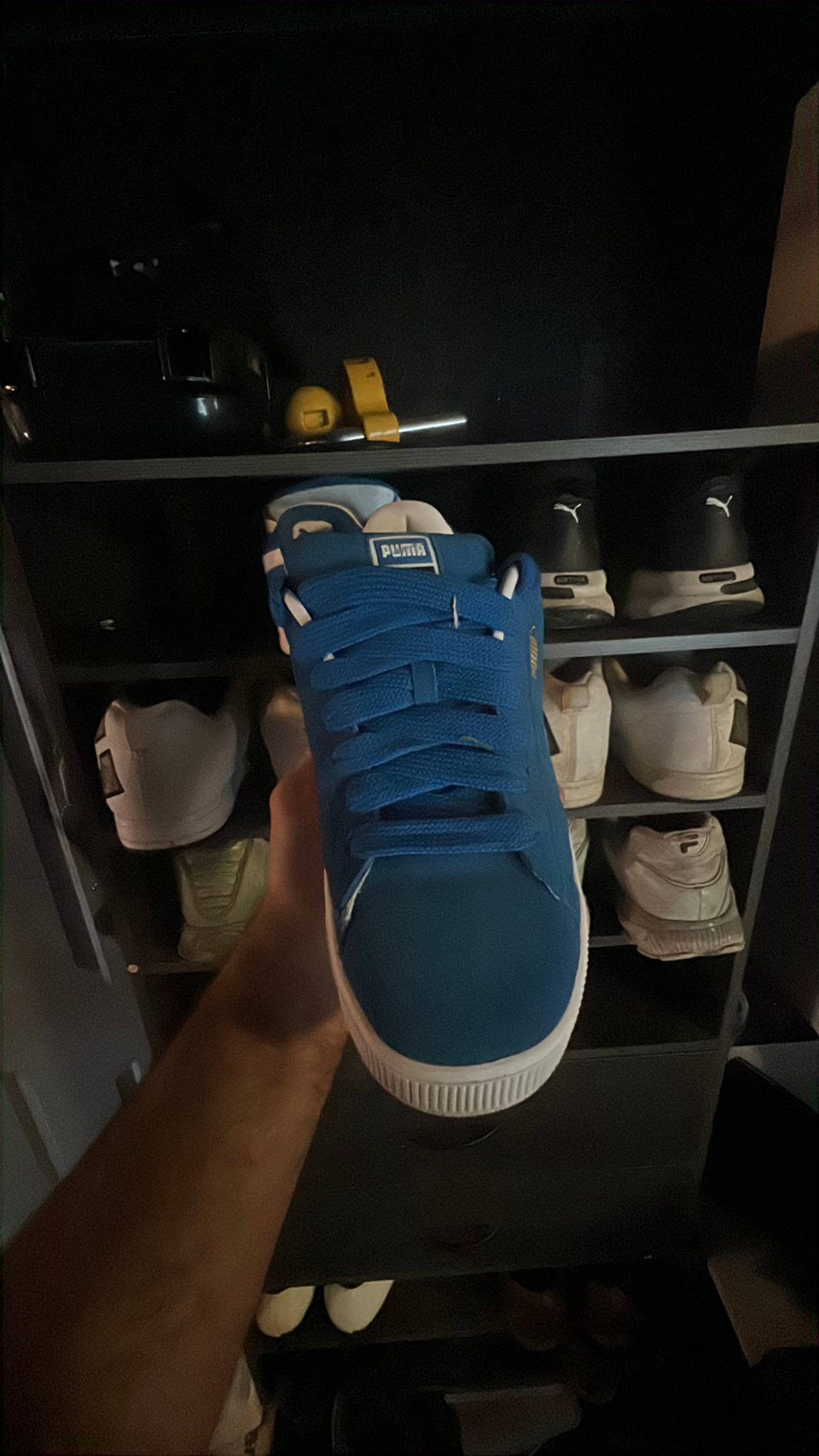 Puma blue Suede shoes sz 13