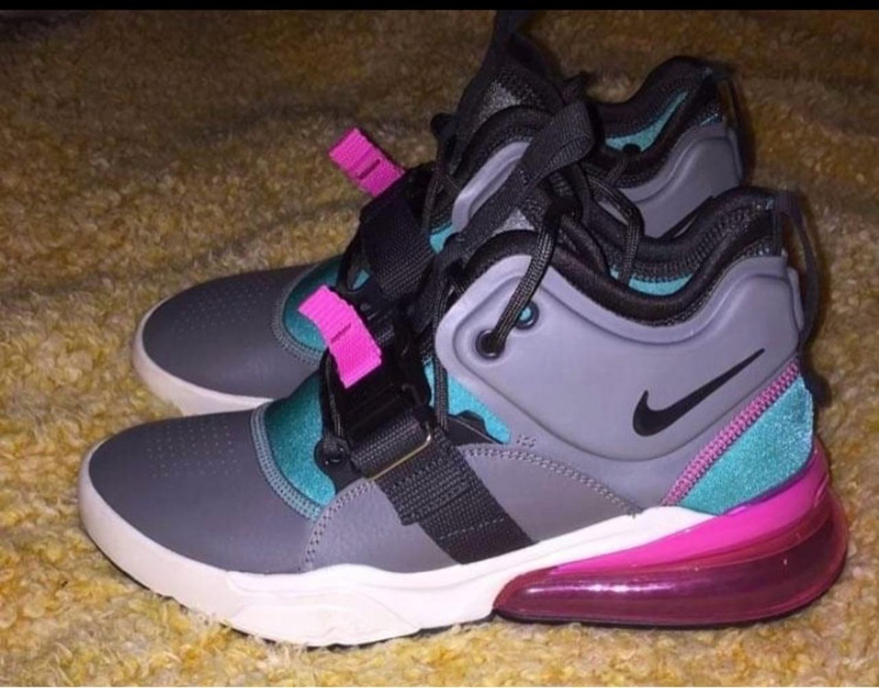 Nike Air Force 270 GS Cool Gray Jade Youth