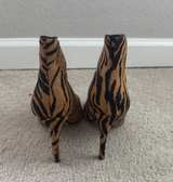 Aldo Tiger Print Peep-Toe Boots - Image 6