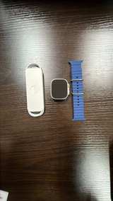 Apple Watch Ultra 2 (GPS + Cellular, 49mm) Natural Titanium Case with Blue Ocean Band - Image 2
