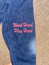 Distressed Graphic Denim Jacket - Image 6
