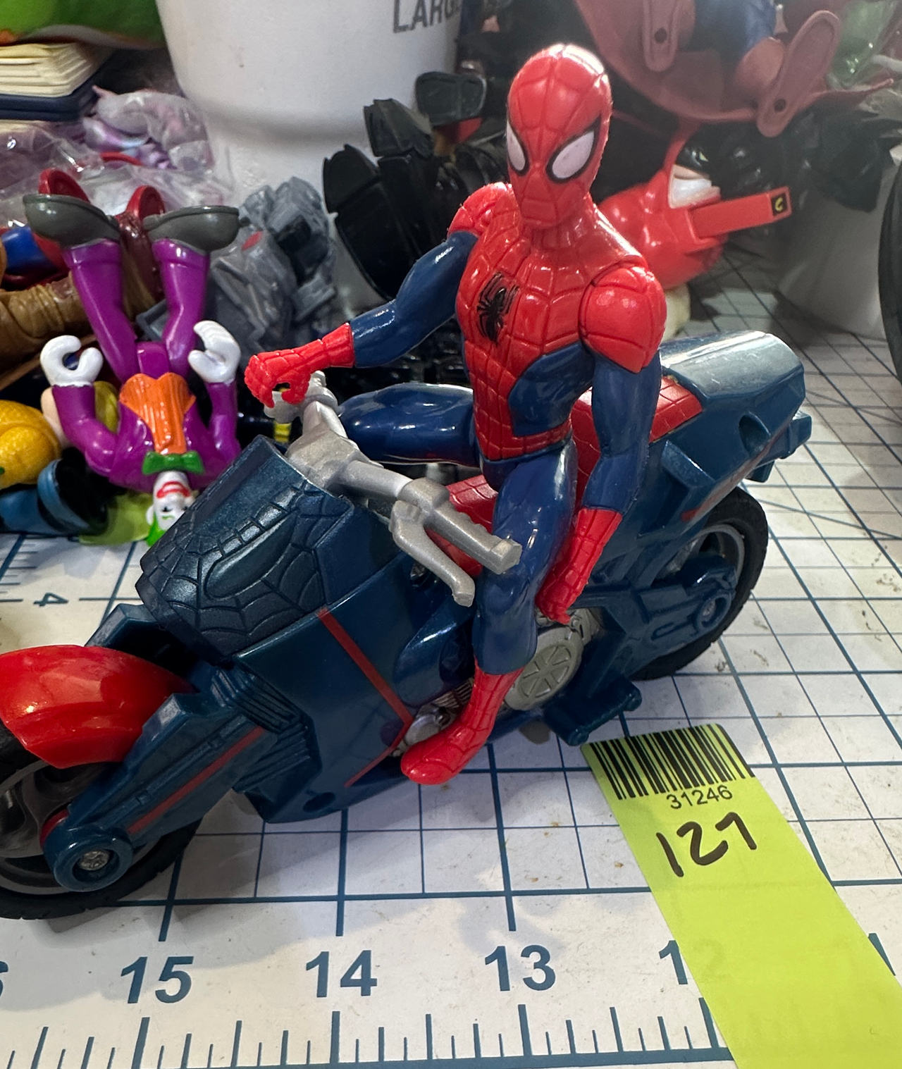 Marvel Spider-Man with Spider-Cycle Action Figure