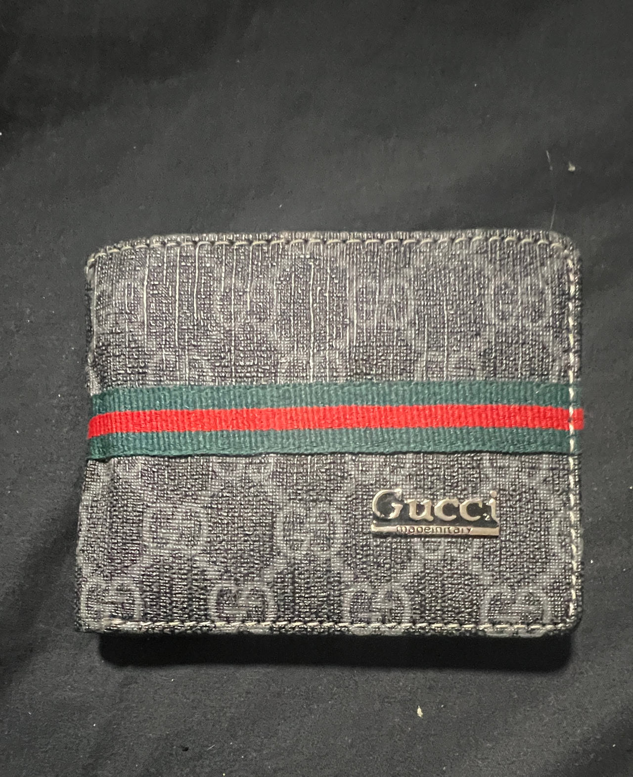 Gucci GG Supreme Web Bifold Wallet