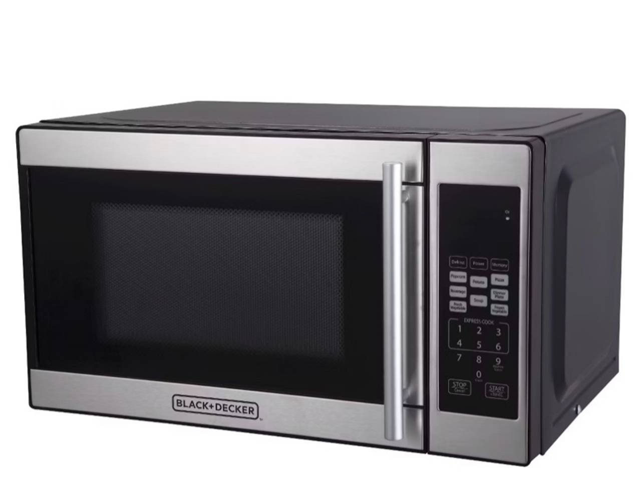 BLACK+DECKER 0.7 cu ft 700W Microwave Oven Black EM720CPN-P