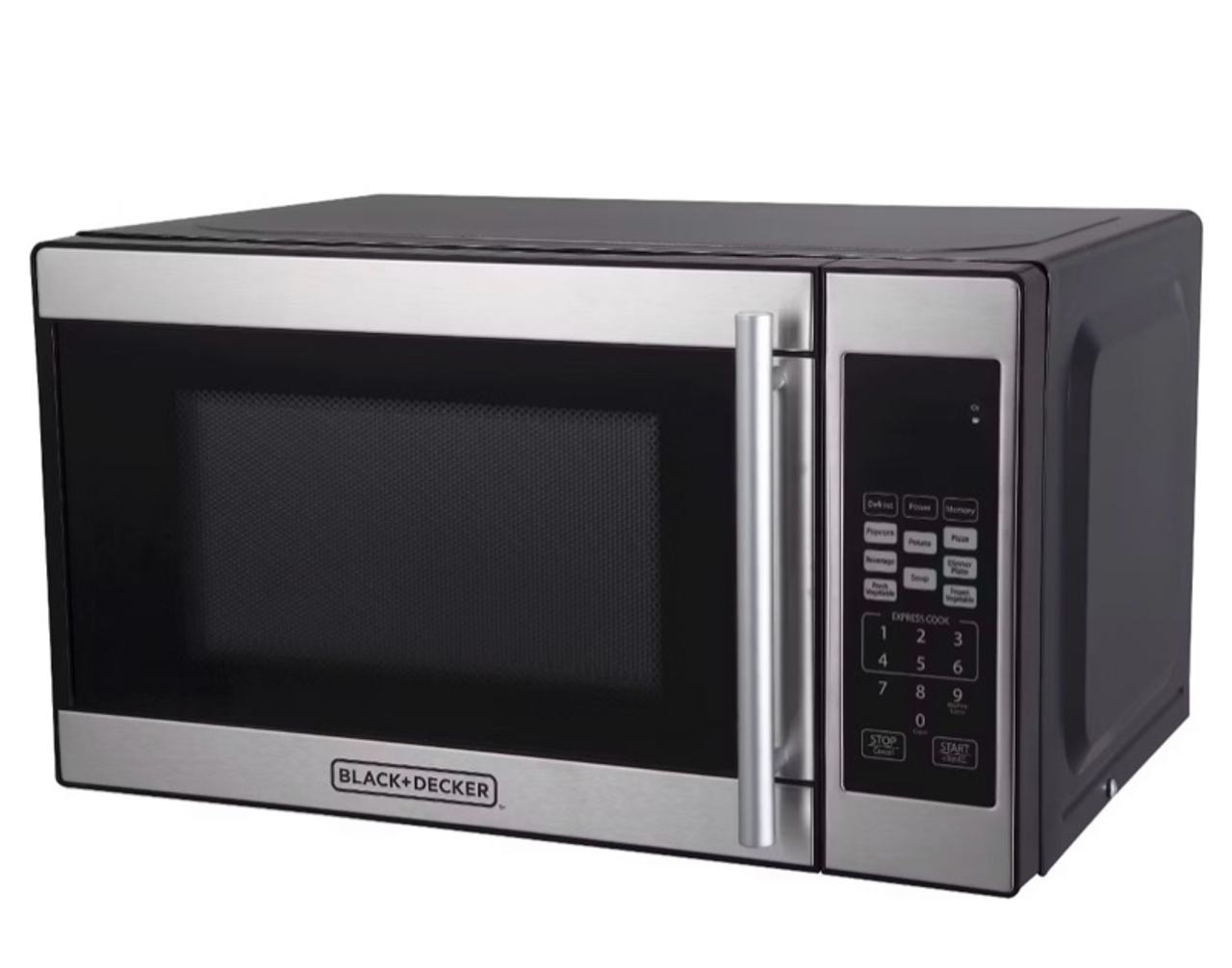 BLACK+DECKER 0.7 cu ft 700W Microwave Oven Black EM720CPN-P