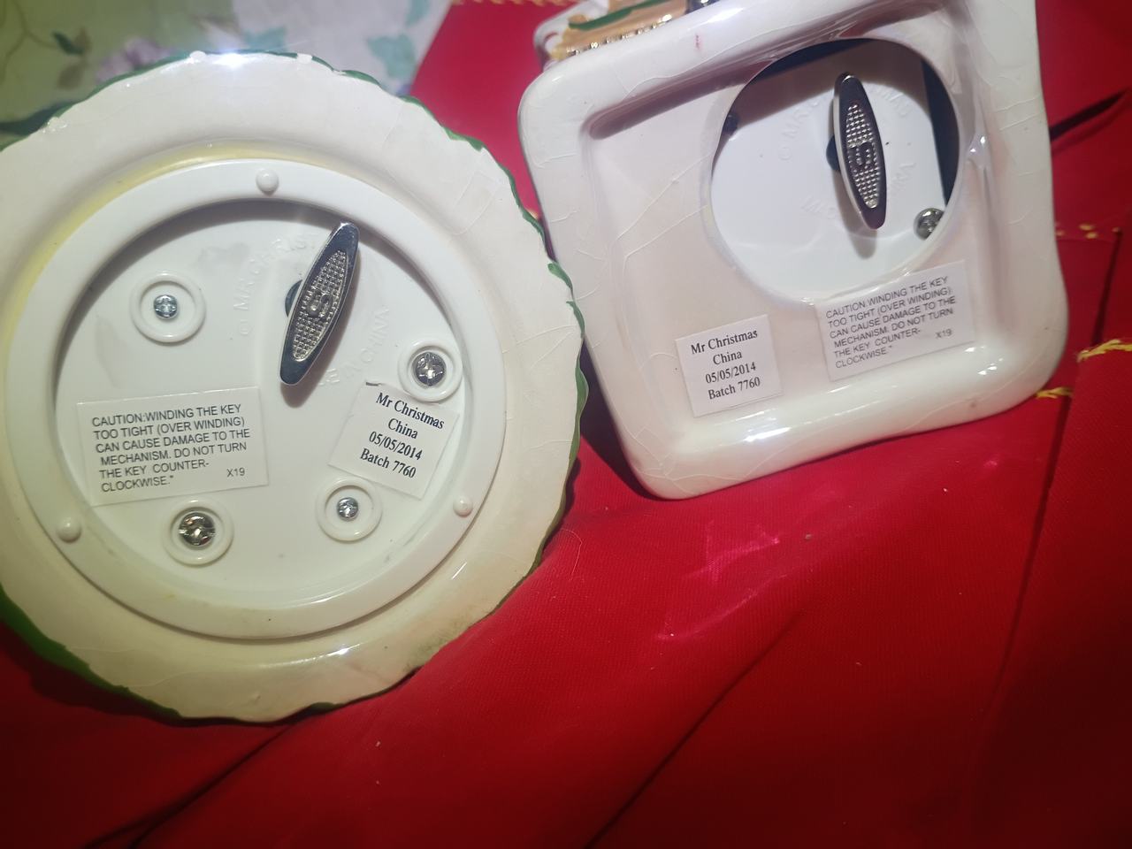 Animated Christmas Trinket Boxes
