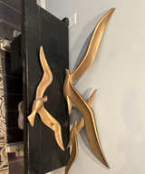 Vintage Sexton Gold Seagull Wall Art Set - Image 1