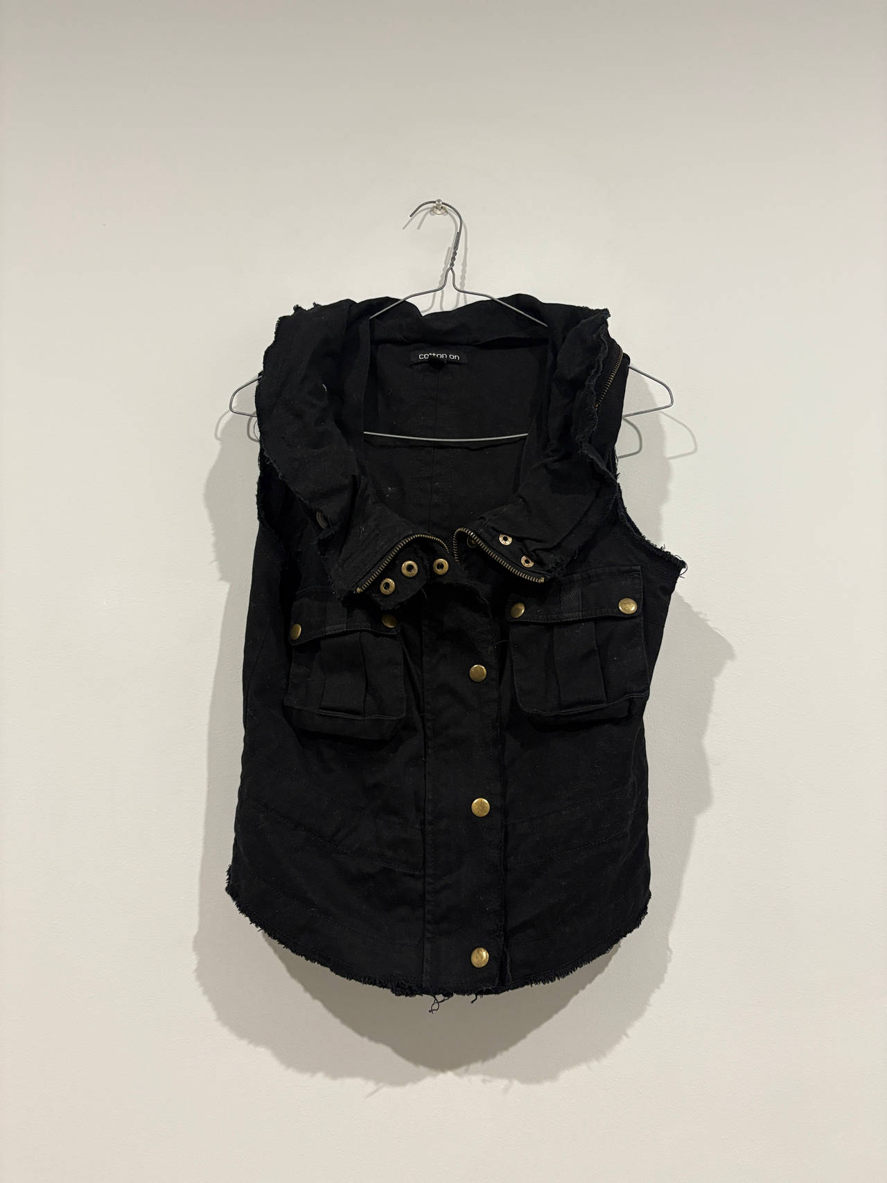 Cotton On Black Utility Vest