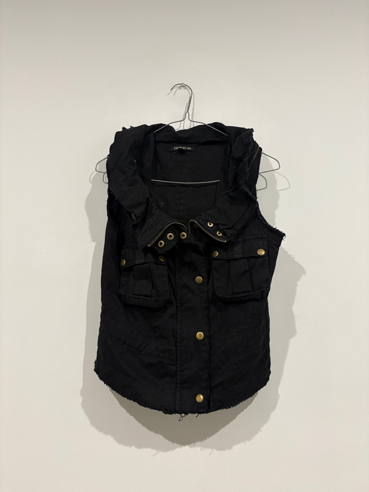 Cotton On Black Utility Vest