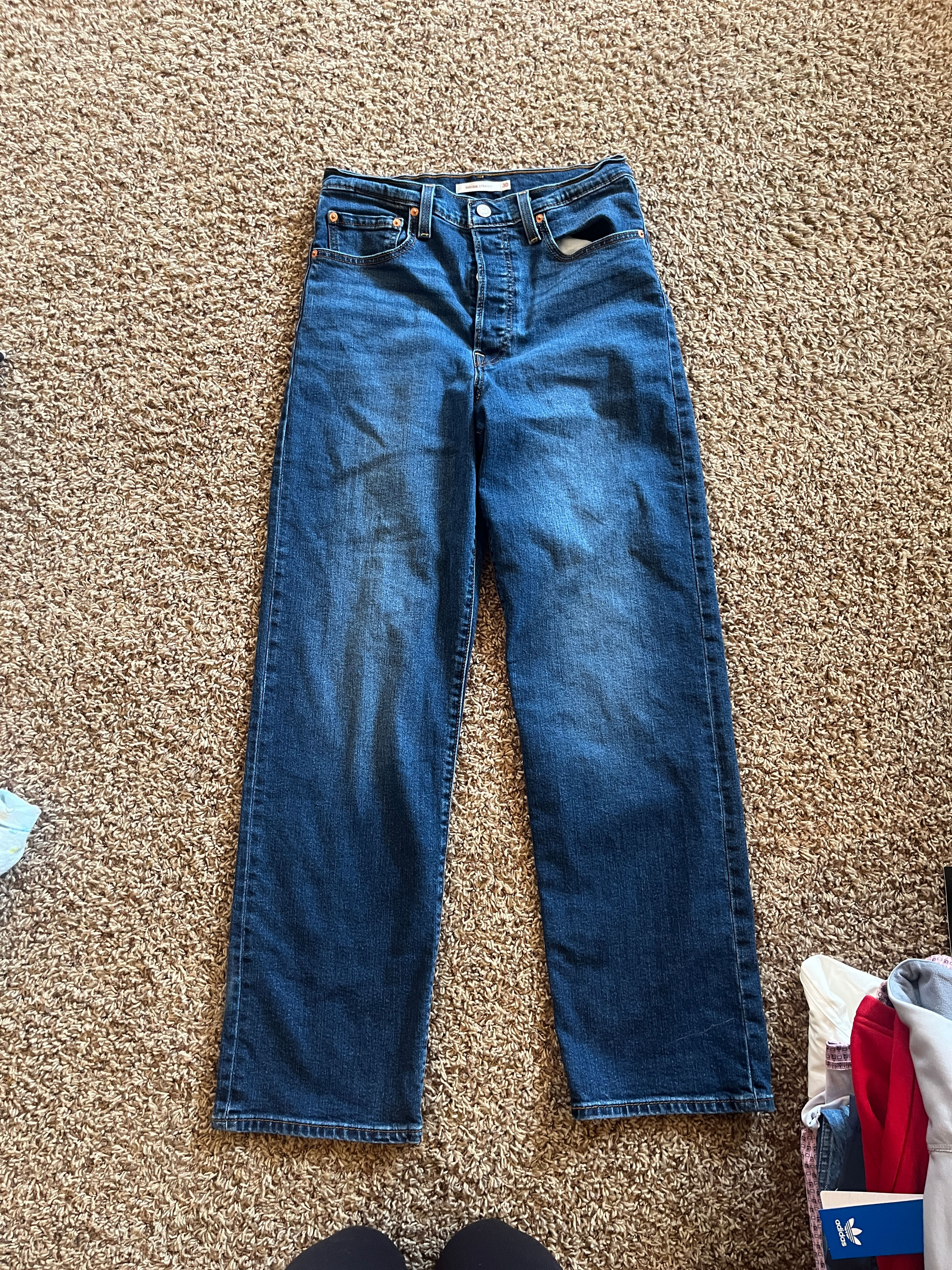 Levi's Ribcage Straight Ankle Jeans size 30 great condition
