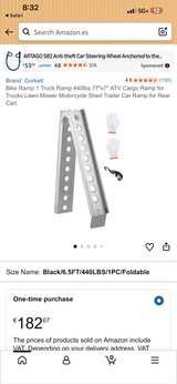 Aluminum Portable Bike/Truck Ramp 440lb Capacity - Image 3