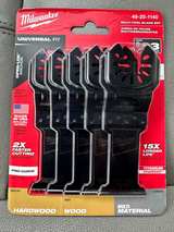 Milwaukee 49-25-1563 Nitrus Carbide Oscillating Blade 3-Pack - Image 1