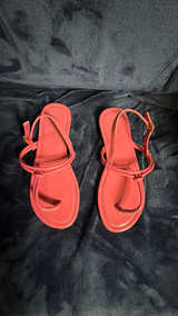 Charlie Paige Pink Toe Loop Sandals - Image 5