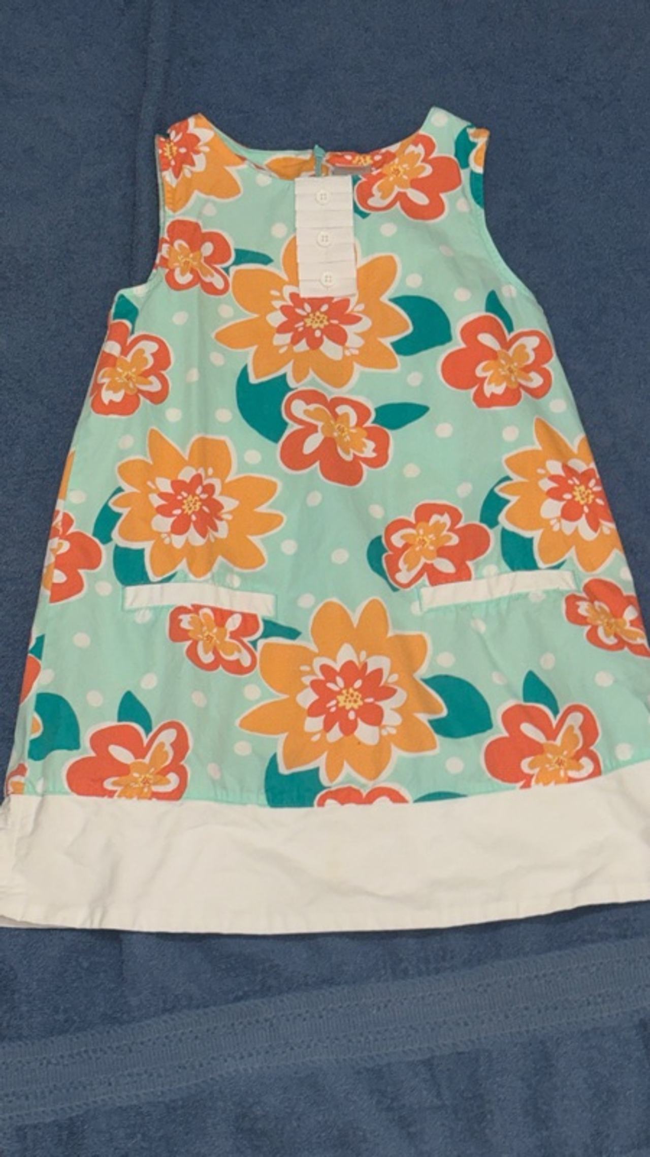 Gymboree Tropical Floral Girls Shift Dress
