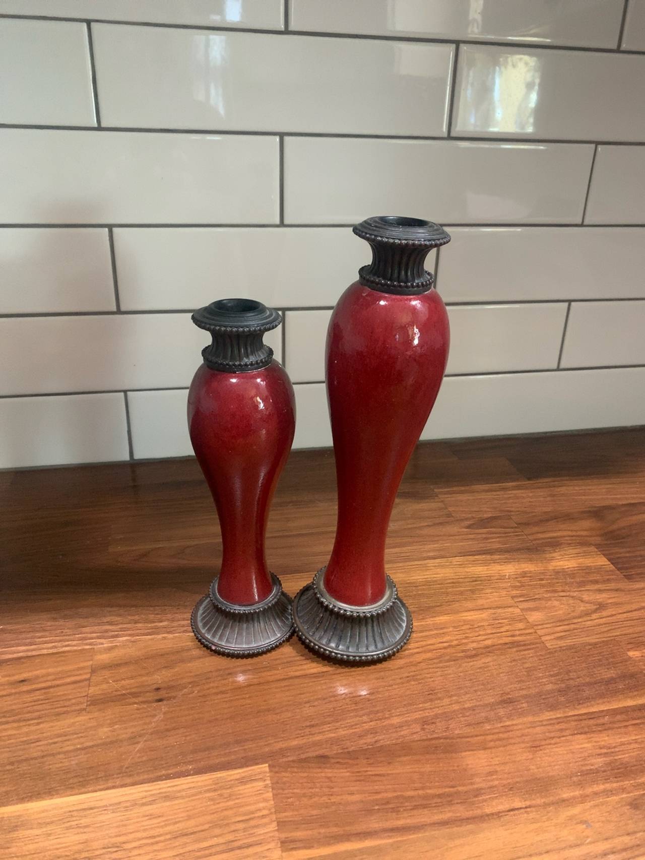 Partylite Moroccan Spice Candle Holder Pair