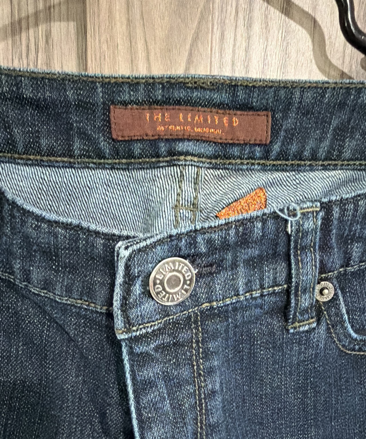 Rare The Limited Dark Wash Denim Jeanz size 12R great jeans !