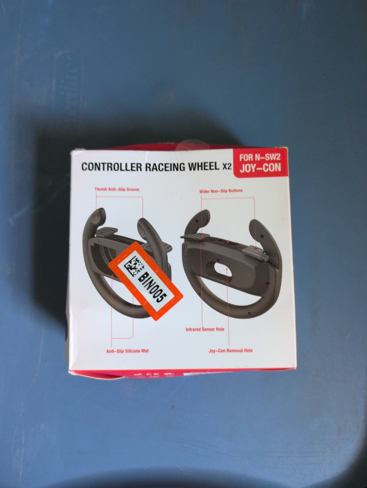 Lmcpa Controller Steering Wheel for Nintendo Switch Joy-Con