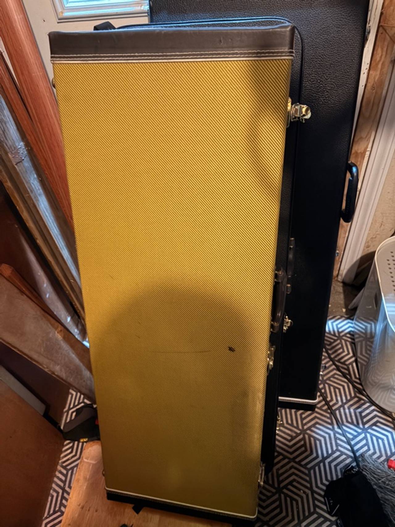 Tweed Hard Case for Electric Guitar (Strat Style)