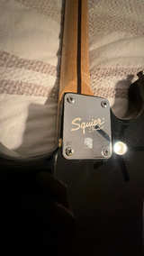 Squier Stratocaster Black Electric Guitar - Image 3
