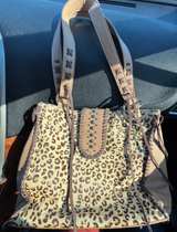 Trinity Ranch Brown Cowhide Crossbody Bag - Image 3