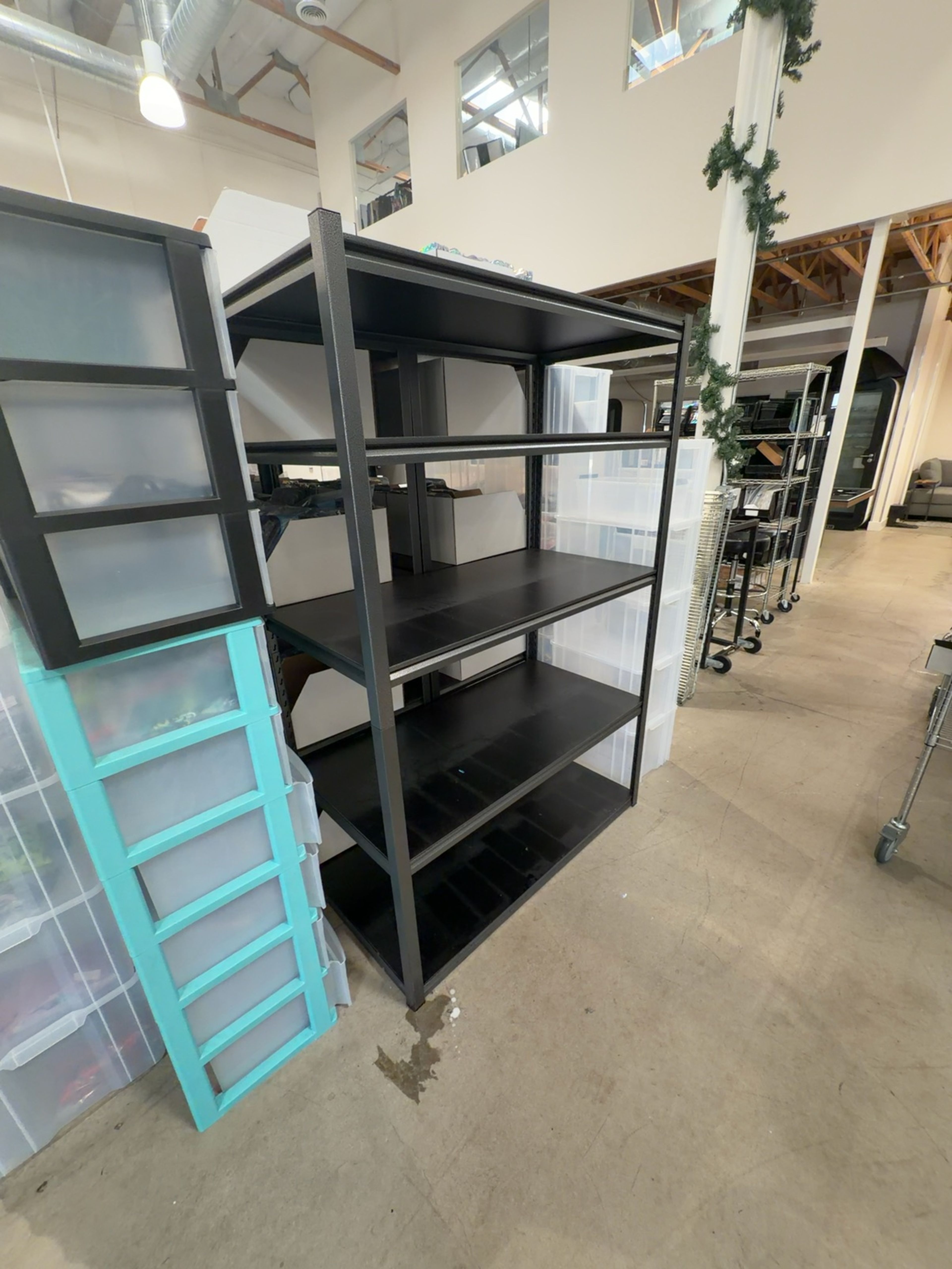  5-Tier Heavy Duty Metal Garage Shelving 48"W x 24"D x 72"H