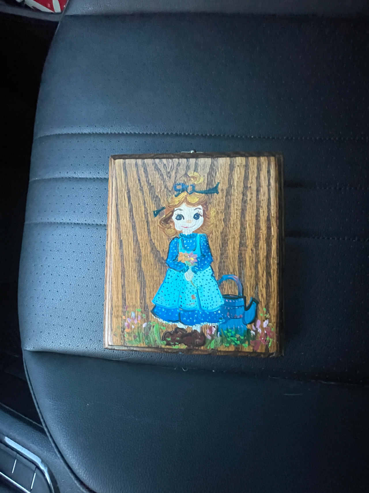 Vintage Wooden Jewelry Box