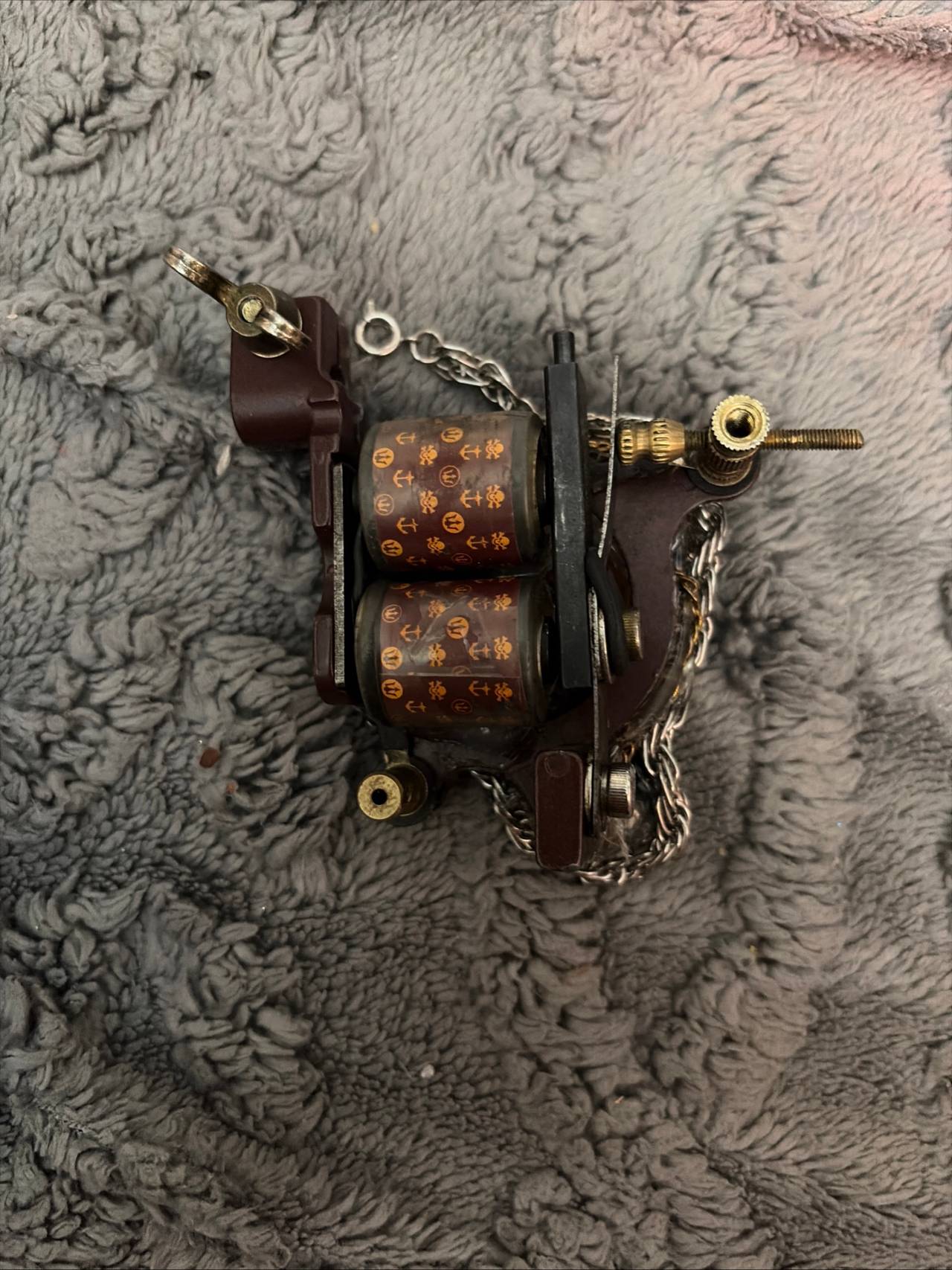 Coil Tattoo Machine with Anchor Pattern Coils