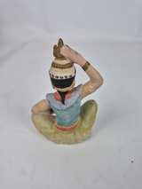 Vintage Porcelain Thai Dancer Figurine 4"x2½" in very good condition condition - Image 3