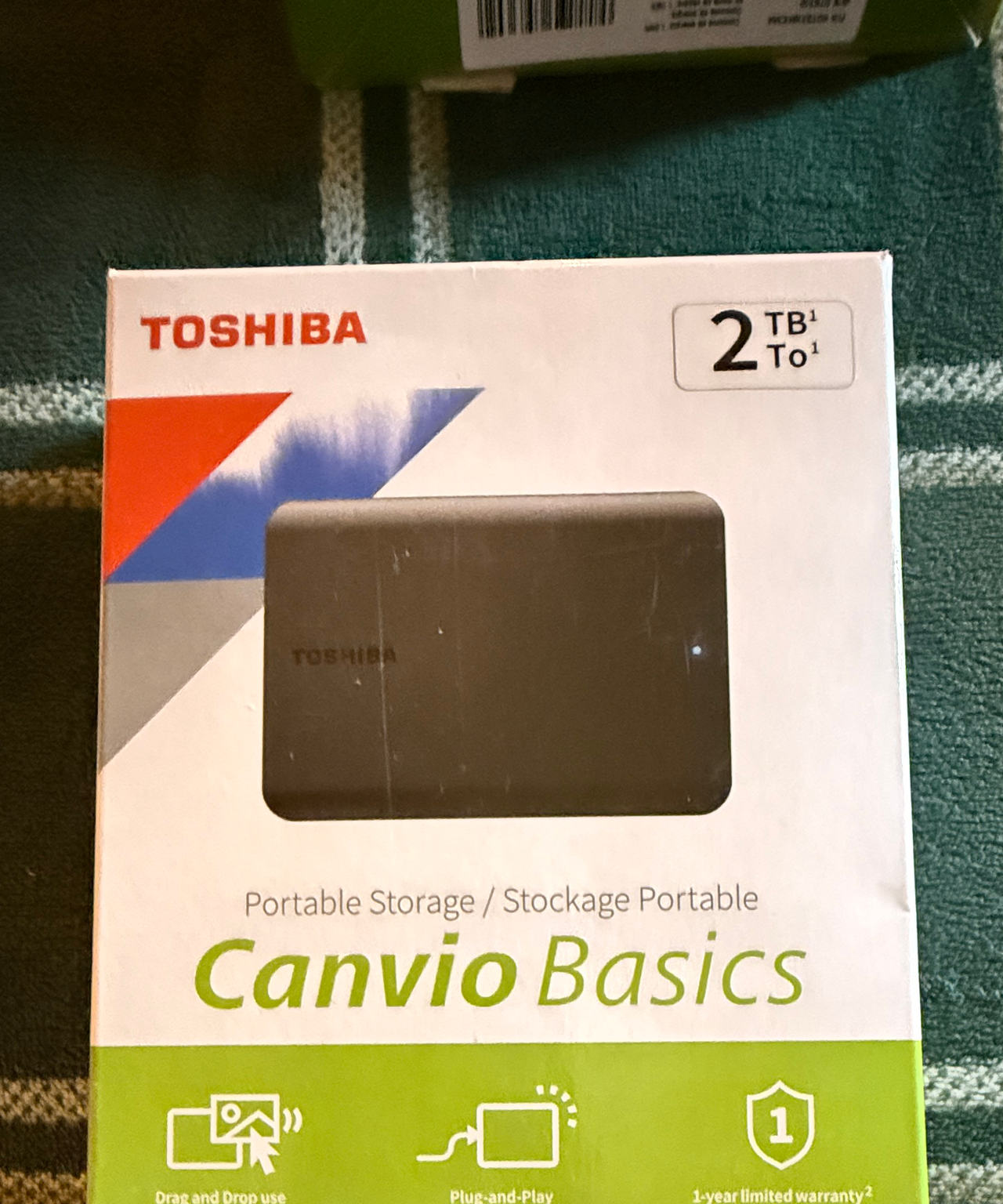 Toshiba Canvio Basics 2TB Portable External Hard Drive