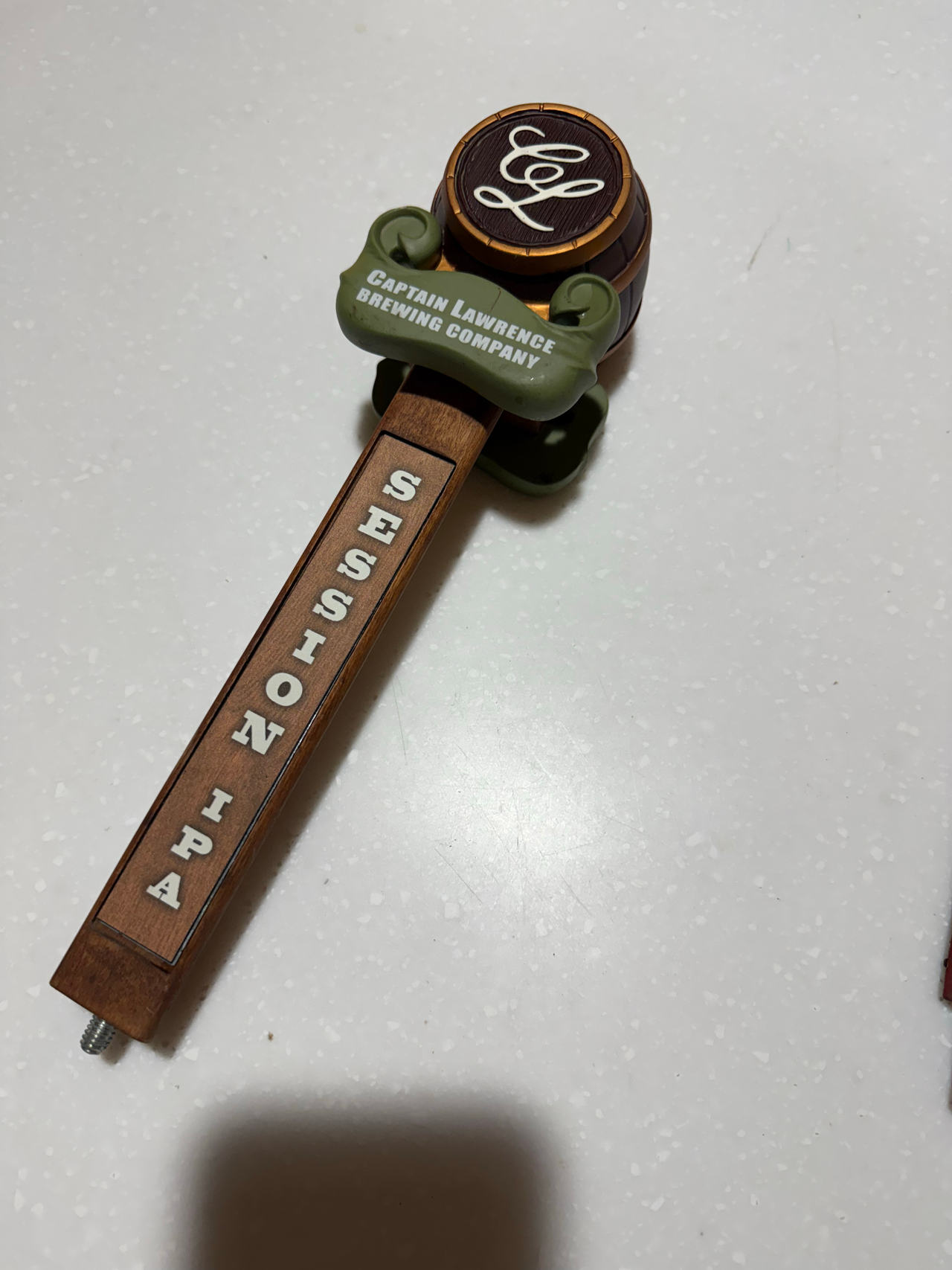 Captain Lawrence Brewing Company Session IPA Beer Tap Handle