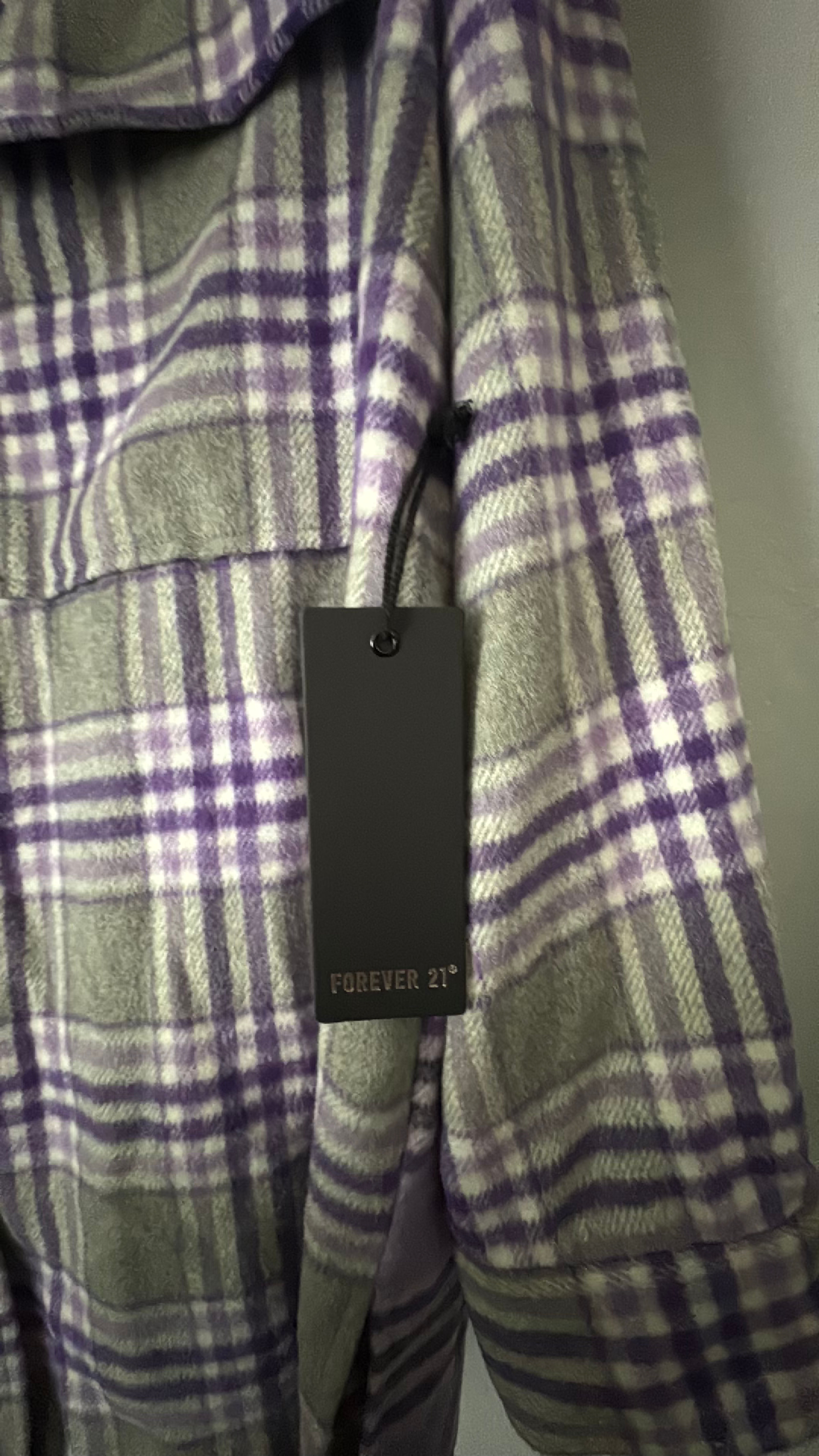 Forever21 Plaid Flannel Shacket - Image 2