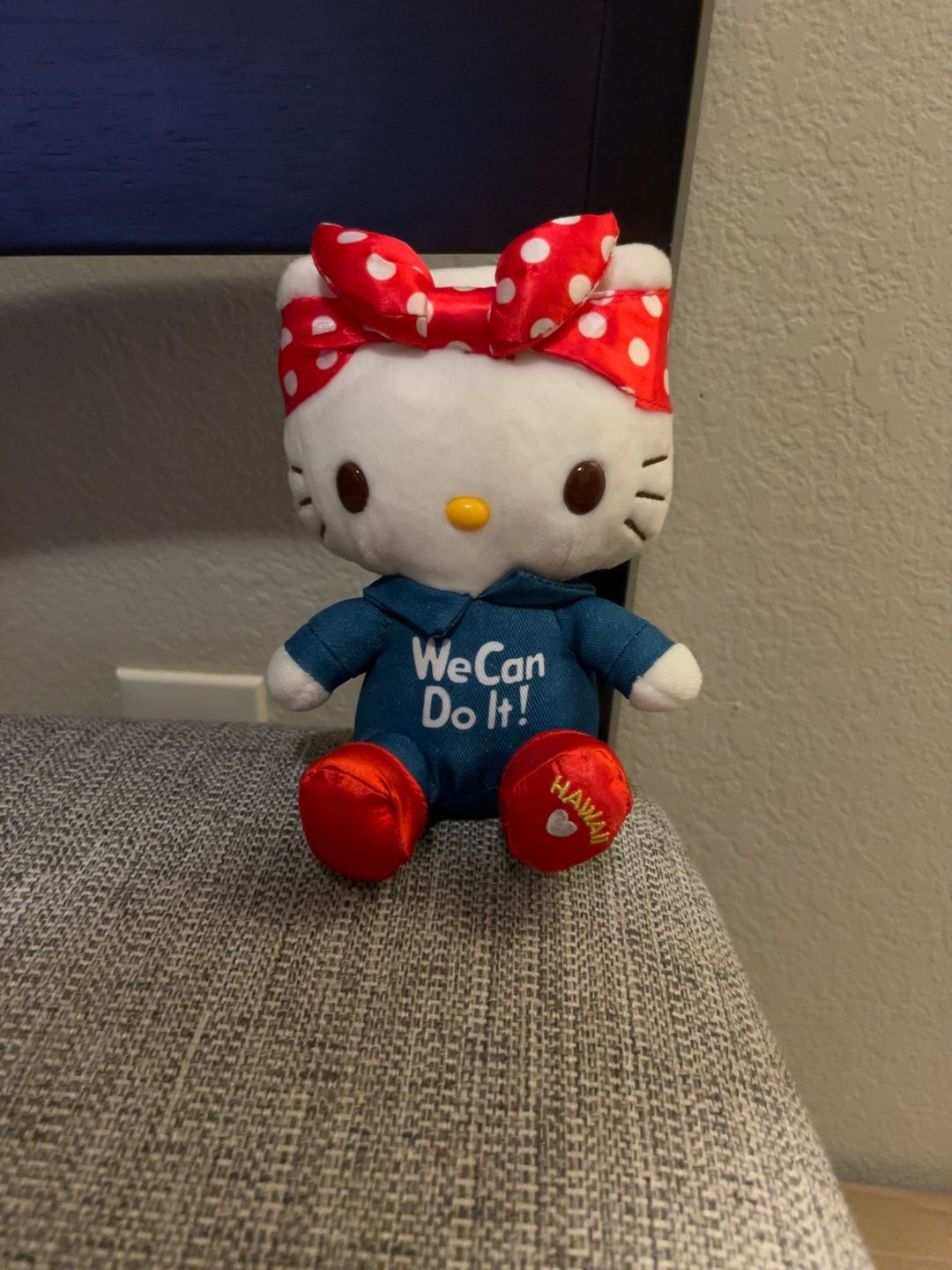 Sanrio Hello Kitty Rosie the Riveter "We Can Do It" Plush
