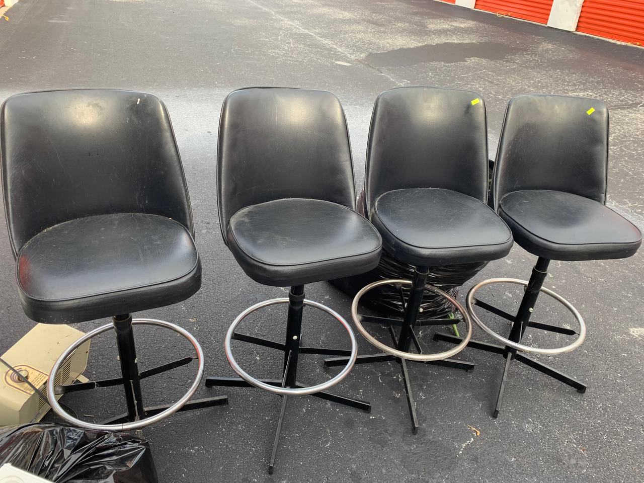Vintage Swivel Bar Stools