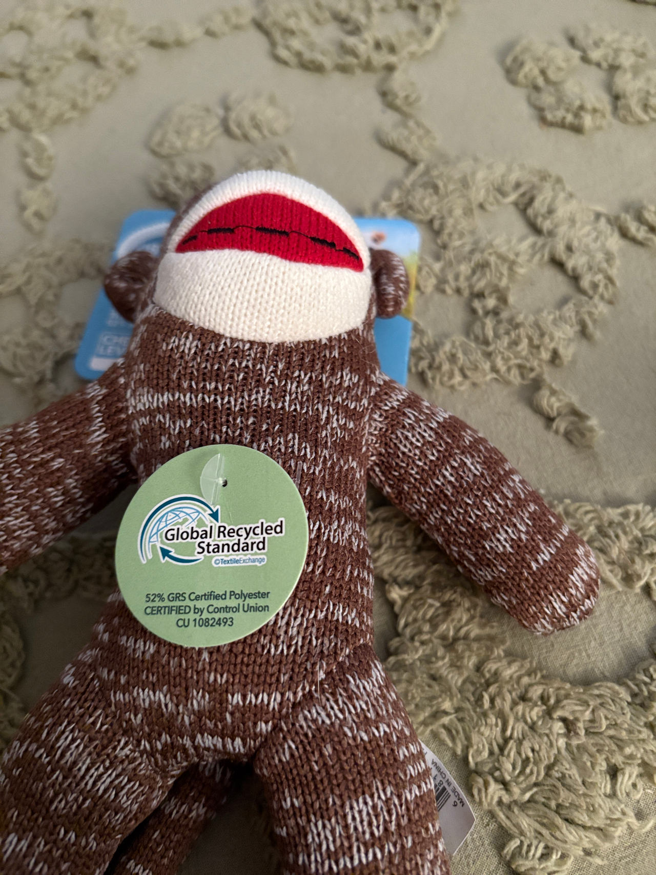 Sock Monkey Plush Toy