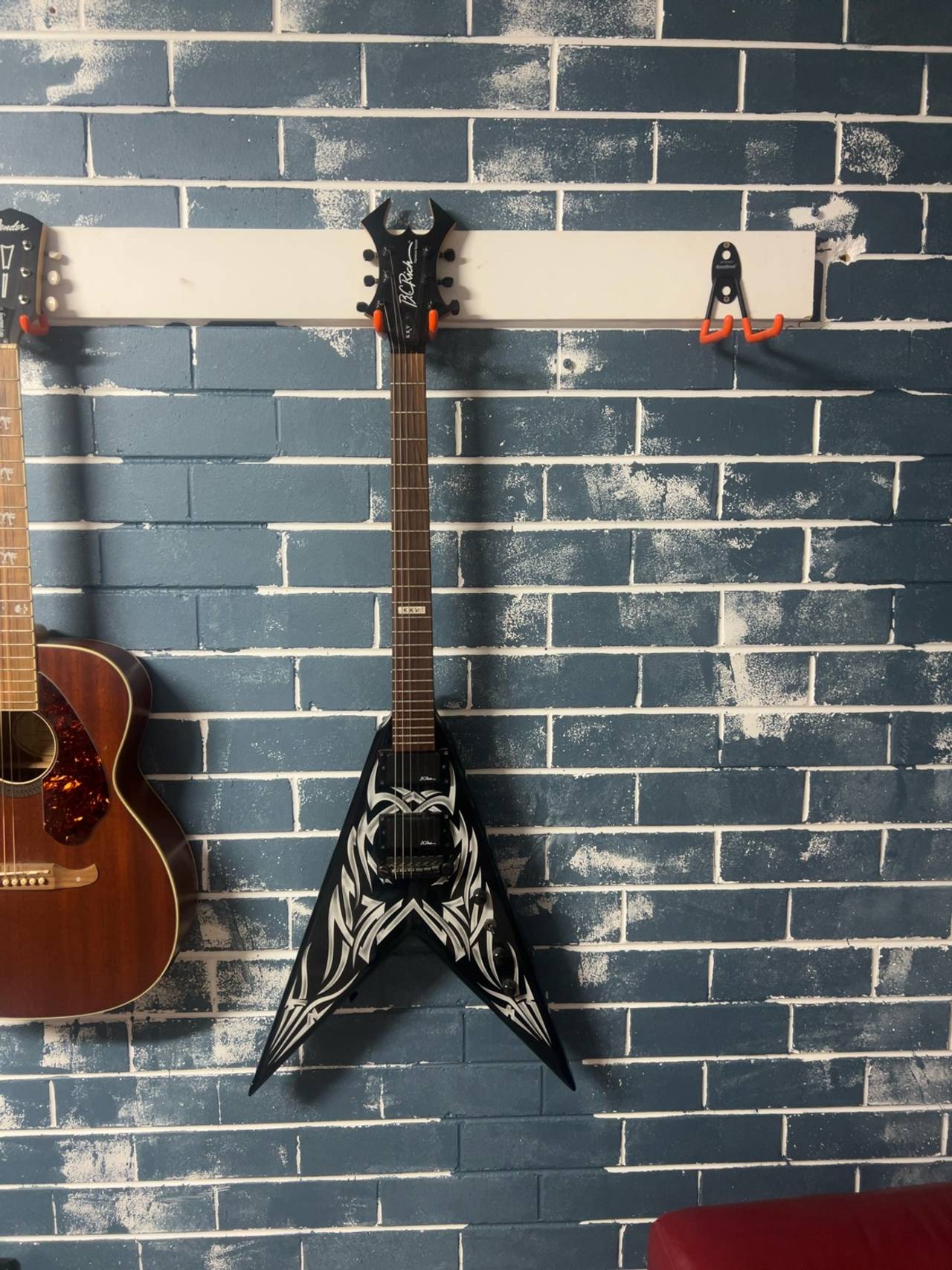 BC Rich KKV Signature Black Flying V Guitar